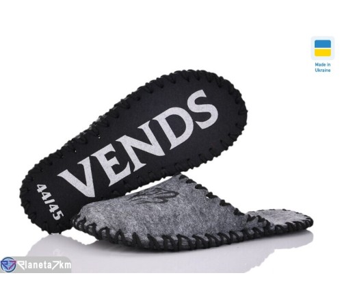 Тапки чоловічі на весну/осінь (9 пар р.40-45) сірий  "Activ"