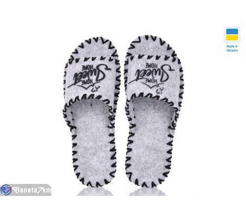 Тапки чоловічі на весну/осінь (9 пар р.40-45) сірий  "Activ"