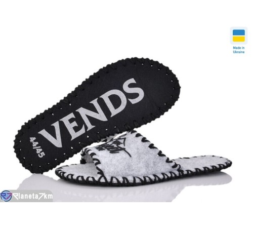 Тапки чоловічі на весну/осінь (9 пар р.40-45) сірий  "Activ"