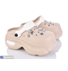 Кроки жіночі на літо (8 пар р.36-41) коричневий  "LULI"