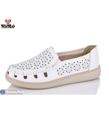 Туфлі жіночі на літо (8 пар р.37-42) білий  "SUBA"