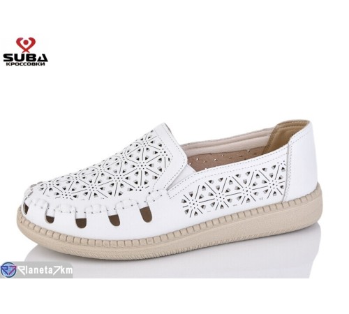 Туфлі жіночі на літо (8 пар р.37-42) білий  "SUBA"