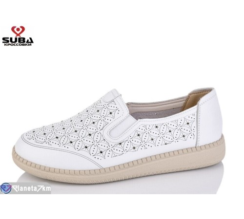 Туфлі жіночі на літо (8 пар р.37-42) білий  "SUBA"