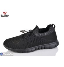 Кросівки чоловічі на літо (8 пар р.41-46) чорний  "SUBA"