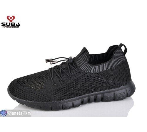 Кросівки чоловічі на літо (8 пар р.41-46) чорний  "SUBA"