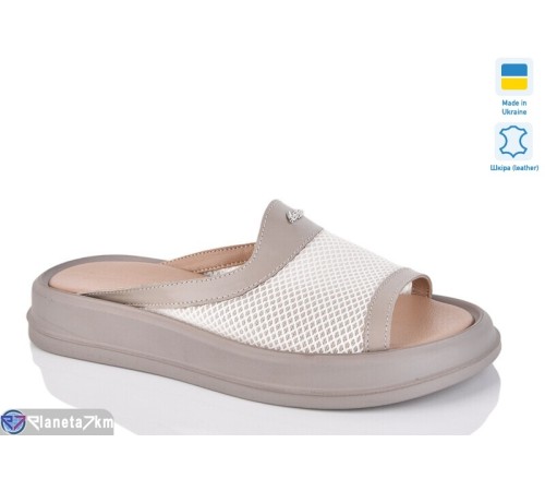 Шлепки жіночі на літо (6 пар р.36-40) коричневий  "LIKA"