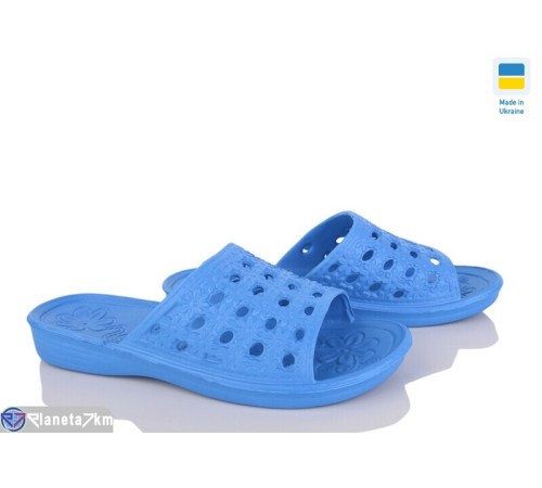 Шлепки жіночі на літо (6 пар р.36-41) синій  "Ladmir"