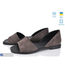 Туфлі жіночі на літо (6 пар р.36-40) коричневий  "GARRA"