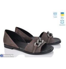 Туфлі жіночі на літо (6 пар р.36-40) коричневий  "GARRA"