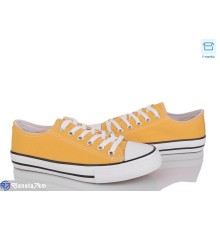 Кеди жіночі на весну/осінь (8 пар р.36-40) жовтий  "Fuggo"