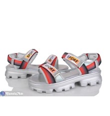 Дитячі босоніжки на літо (8 пар р.32-37) сірий  "Fuggo"