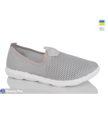 Кросівки жіночі на літо (6 пар р.36-41) сірий  "INPIRE"