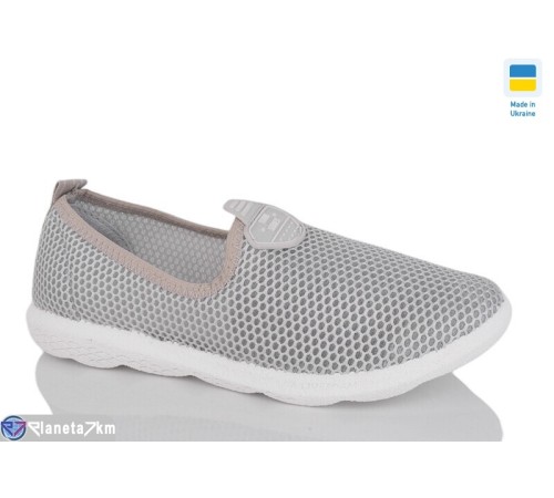 Кросівки жіночі на літо (6 пар р.36-41) сірий  "INPIRE"