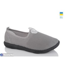 Кросівки жіночі на літо (6 пар р.36-41) сірий  "INPIRE"