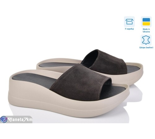 Шлепки жіночі на літо (6 пар р.36-40) коричневий "Linda" Шлепки жіночі на літо (6 пар р.36-40) коричневий "Linda"