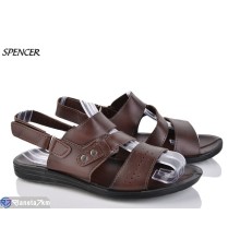 Сандалі чоловічі на літо (6 пар р.41-45) коричневий  "Spencer"