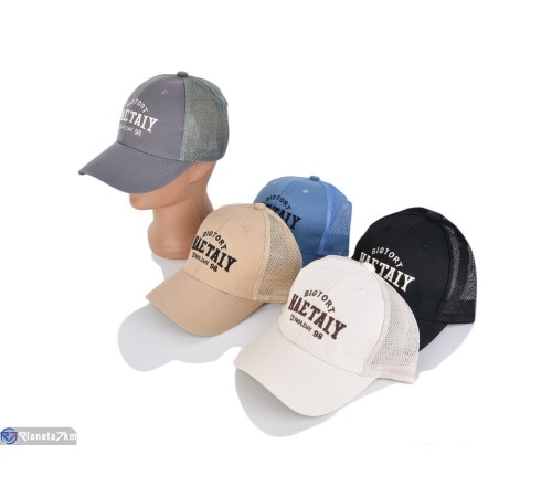 Дитяча кепка на літо (5 шт. р.сетка One size) мікс  "CAROLLA"