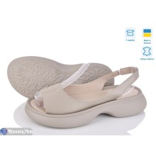 Босоніжки жіночі на літо (6 пар р.36-40) бежевий  "Linda"