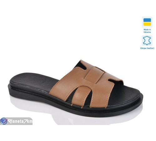 Шлепки жіночі на літо (6 пар р.36-40) коричневий  "LIKA"