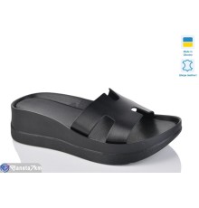 Шлепки жіночі на літо (6 пар р.37-41) чорний  "LIKA"