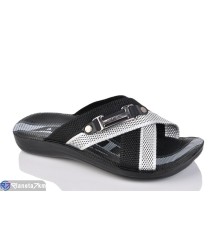 Шлепки чоловічі на літо (6 пар р.40-44) чорний  "Taffi"