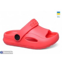 Шлепки дитячі на літо (6 пар р.18-23) червоний  "INPIRE"