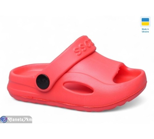 Шлепки дитячі на літо (6 пар р.18-23) червоний  "INPIRE"