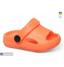 Шлепки дитячі на літо (6 пар р.18-23) оранжевий  "INPIRE"