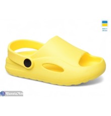 Шлепки дитячі на літо (6 пар р.24-29) жовтий  "INPIRE"