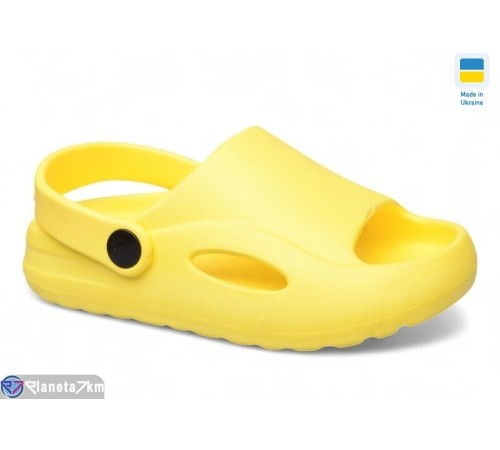 Шлепки дитячі на літо (6 пар р.24-29) жовтий  "INPIRE"