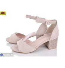 Босоніжки жіночі на літо (6 пар р.36-40) бежевий  "Mei De Li"