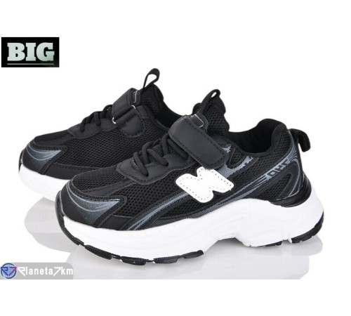 Дитячі кросівки на весну/осінь (8 пар р.27-32) чорний  "BIG"