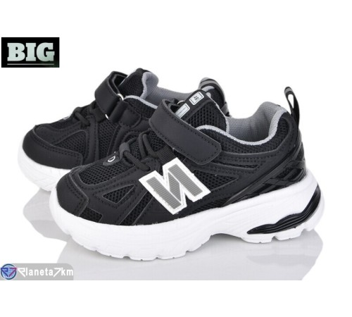 Дитячі кросівки на весну/осінь (8 пар р.27-32) чорний  "BIG"