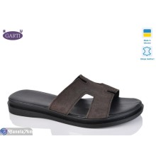 Шлепки жіночі на літо (6 пар р.36-40) коричневий  "Garti"