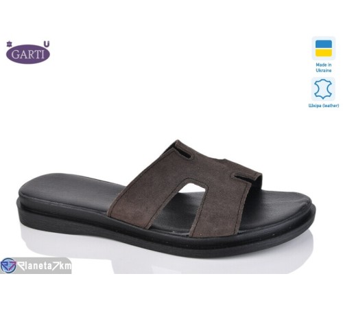 Шлепки жіночі на літо (6 пар р.36-40) коричневий  "Garti"
