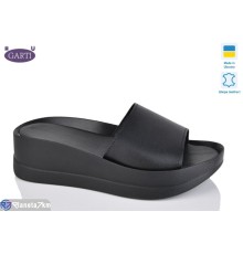 Шлепки жіночі на літо (6 пар р.36-40) чорний  "Garti"