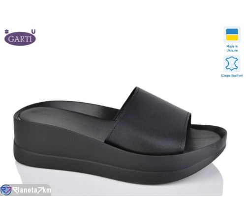 Шлепки жіночі на літо (6 пар р.36-40) чорний  "Garti"