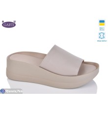 Шлепки жіночі на літо (6 пар р.36-40) коричневий  "Garti"