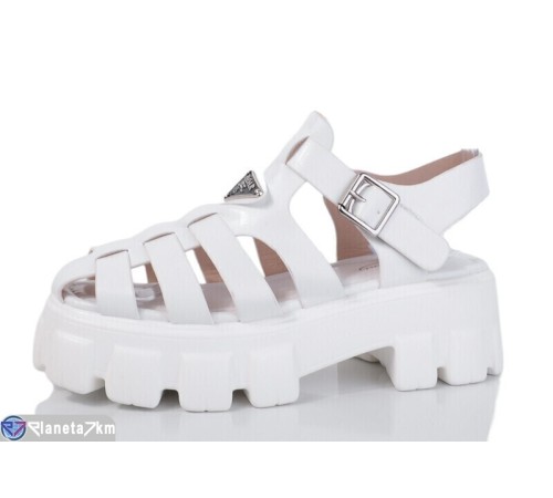 Босоніжки жіночі на літо (8 пар р.36-41) білий  "Fuggo"