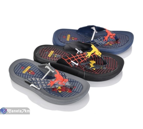 Шлепки дитячі на літо (24 пар р.30-35) мікс  "Fuggo"