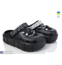 Кроки жіночі на літо (6 пар р.36-40) чорний  "LEO"