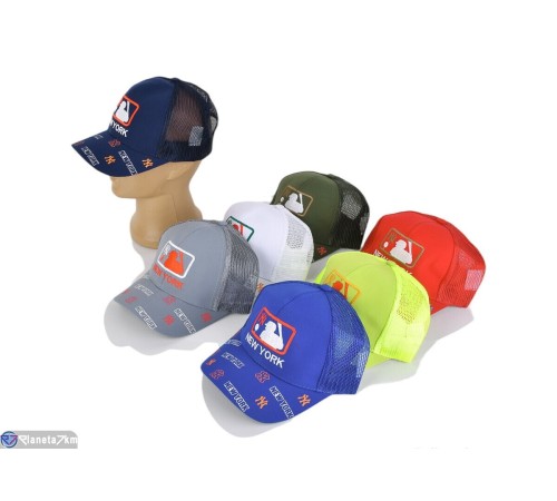 Кепка чоловіча на літо (5 шт. р.сетка 50-52) мікс  "CAROLLA"