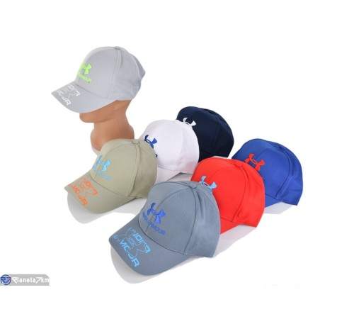 Кепка чоловіча на літо (5 шт. р.сетка 52-54) мікс  "CAROLLA"