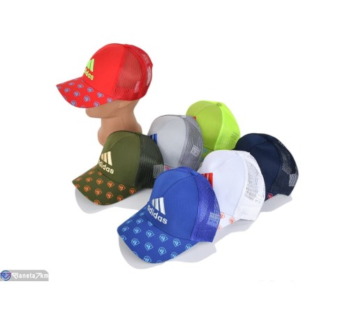 Кепка на літо (5 шт. р.сетка 52-54) мікс  "CAROLLA"