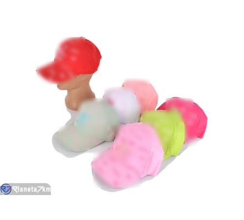 Кепка жіноча на літо (5 шт. р.сетка 50-52) мікс  "CAROLLA"