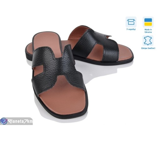Шлепки жіночі на літо (6 пар р.36-40) чорний  "Speranza"