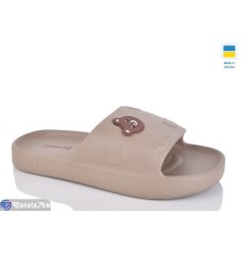 Шлепки жіночі на літо (8 пар р.37-40) коричневий  "LUCKY"