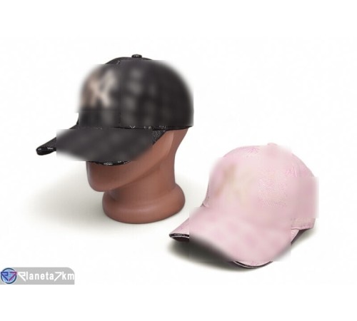 Кепка жіноча на літо (5 шт. р.сетка 56-59) мікс  "CAROLLA"