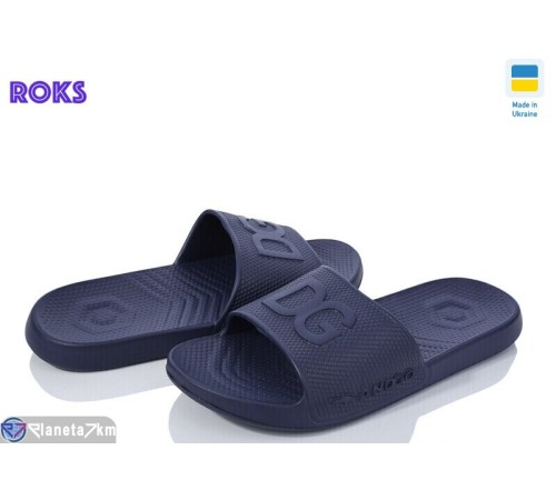 Шлепки чоловічі на літо (8 пар р.40-46) синій  "Roks"