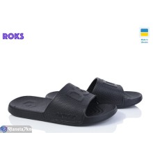 Шлепки чоловічі на літо (8 пар р.40-46) чорний  "Roks"